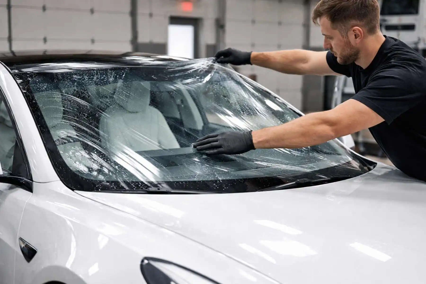 installation-d’une-pellicule-protectrice-pour-pare-brise